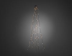 Konstsmide Juletrelys 240cm Slynge m/toppring 5 x 40 amber LED