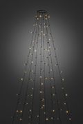 Konstsmide Appstyrt Juletrelys 560cm Slynge m/toppring 8 x 70 amber LED