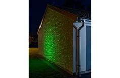 Konstsmide Laserlampe Stjerneeffekt rød og grønn