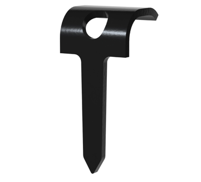 Castor TP-O-16 klammer sort (200stk)