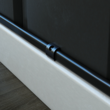 Castor TP-O-16 klammer sort (200stk) (1305173)