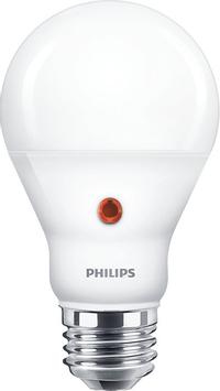 Philips LED Sensor 7,5W E27 2700K Lyspære