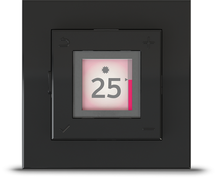 Nobø NTB 2R Termostat matt sort