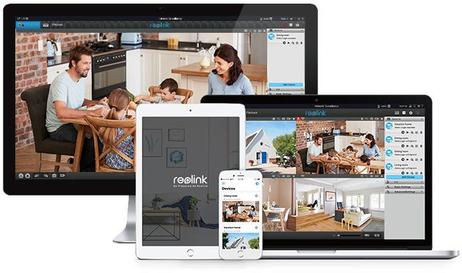 Reolink 4K kameraovervåkningspakke - NVR - 4 AI-kameraer 8MP, PoE, inkl. 4 stk. RLC-810A 4K AI-kameraer,  2TB harddisk og kabler (RLK8-810B4-A-8MP)