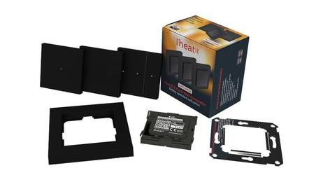 Heatit Z-Push Wall Controller Sort Z-Wave bryter (4512694)