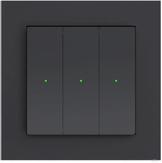 Heatit Z-Push Wall Controller Sort Z-Wave bryter (4512694)