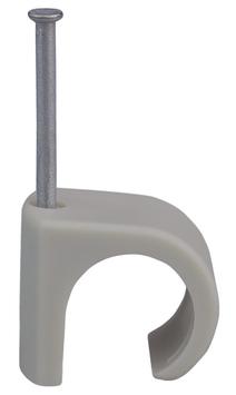 Castor Plastklips rund C14-20 grå 15pk (1180-4-15)