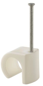 Castor Plastklips rund C14-20 hvit 15pk (1180-1-15)