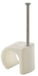 Castor Plastklips rund C14-20 hvit 15pk (1180-1-15)