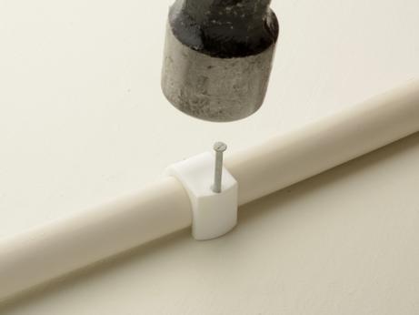 Castor Plastklips rund C14-20 hvit 15pk (1180-1-15)