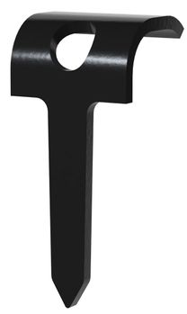 Castor Oval kabelklammer tre sort 100pk (1290-2-100)