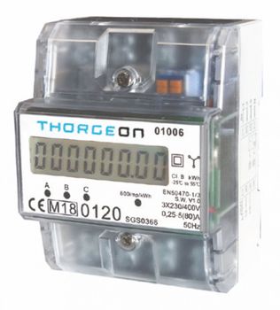 ThorgeOn Energimåler 3-Fas 80A MID-sertifisert