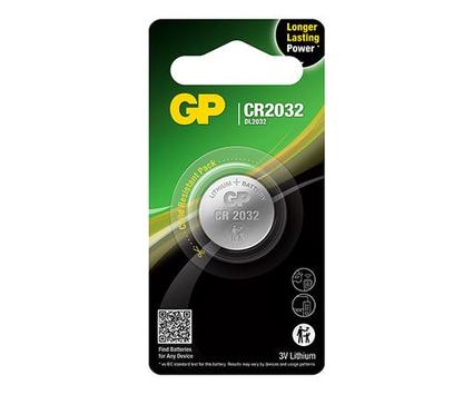 GP CR2032 Lithium, 3V
