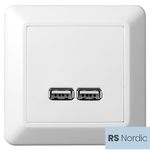 ELKO RS Nordic USB lader A+A 2,1A innfelt RH (1540181)