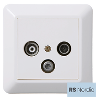 ELKO RS Nordic Antennekontakt radio/tv/sat 3dB innfelt