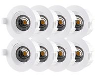 Tundra Swan Downlightpakke 8pk 2700K IP44 Matt Hvit (1500020395S9849)