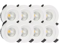 Tundra Candela Downlightpakke 8pk 2700K IP44 Matt Hvit (1500020399S9849)