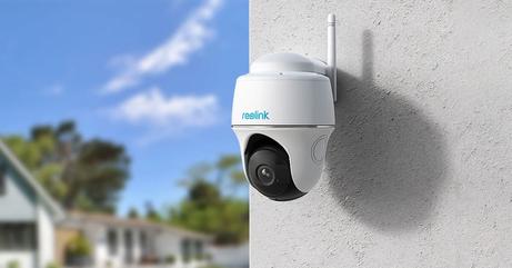 Reolink Argus PT 5MP – hvitt batteridrevet Wi-Fi Pan & Tilt-kamera (Argus-PT-5MP-WT)