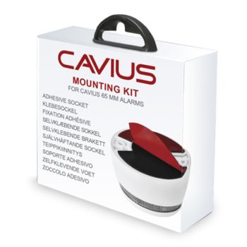 Cavius Selvklebende brakett til trådløse røykvarslere 65mm (brakett-65mm)