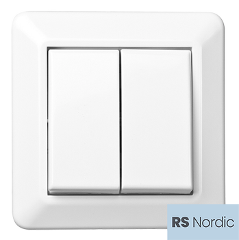 ELKO RS Nordic bryter innfelt 6+6 dobbel vekselvender (1410438)