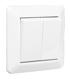 ELKO RS Nordic bryter innfelt 6+6 dobbel vekselvender (1410438)