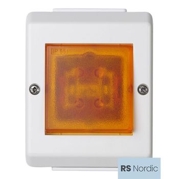 ELKO RS Nordic 1 polet impulsbryter vanntett m/lys IP55 (1427232)