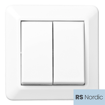 ELKO RS Nordic Bryter dobbel vekselvender 6+6 innfelt (1410478)