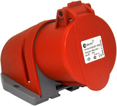 Malmbergs Stikkontakt 32A 3pol+J 400V