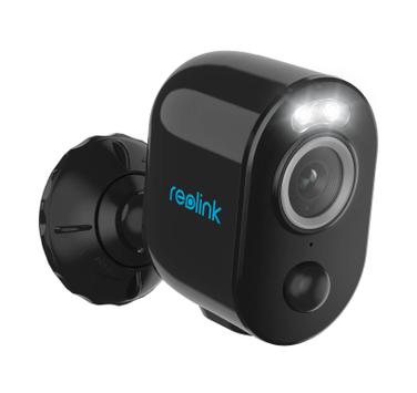 Reolink Argus 3 Pro (B330) svart, 5MP overvåkningskamera med belysning, 2.4GHz/5GHz Dual-band Wi-Fi, 2560x1440, IP65, oppladbart