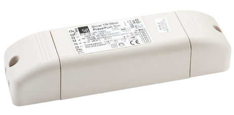 SG Nano Hvit Driver 17W 350mA Faseavsnitt / Push Dim 17W