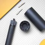 HOTO oppladbar skrutrekker 3.6V m/bits 4Nm, 1500mAh, USB-C, LED-lys (QWLSD001)