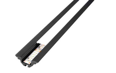 SG StripLine 1,8m Sort profil hjørne