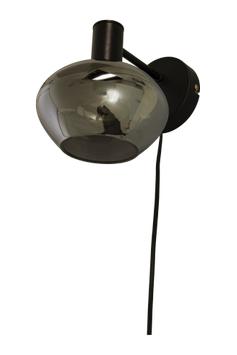 Aneta Lighting BELL vegglampe,  svart/ sotet,  E14 (7041661272521)