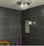 Aneta Lighting TERESA plafond bad, krom/ klar,  IP44, 4x33W G9 (7392986783583)