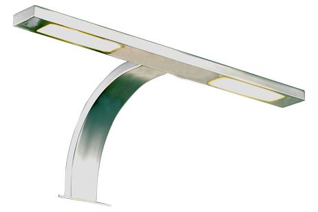 Aneta Lighting BARI vegg-/ skapsbelysning bad, krom, IP44, 2x3W LED (7392986781244)