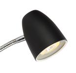 Aneta Lighting SANDNES vegglampe,  svart, med dimmer (7392986774253)
