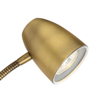 Aneta Lighting SANDNES vegglampe,  antik, med dimmer (7392986774246)