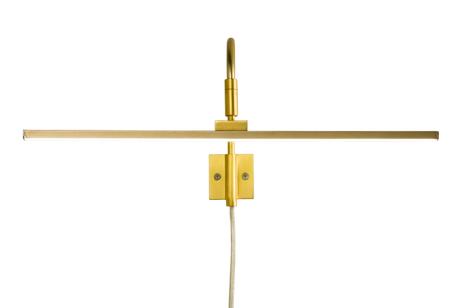 Aneta Lighting MIRO maleribelysning, gull, LED 450 lm