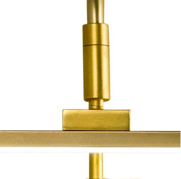 Aneta Lighting MIRO maleribelysning,  gull, LED 450 lm (7392986775786)