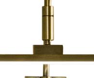 Aneta Lighting MIRO maleribelysning,  antik, LED 450 lm (7392986775779)