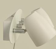 Aneta Lighting SANDNES vegglampe 2-lys, hvit, 2 x GU10, Rek ljuskälla Osram EAN 4058075608337 (7392986773249)