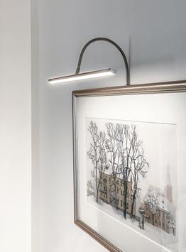 Aneta Lighting MIRO maleribelysning dimbar, stål (7392986771306)