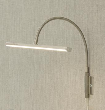 Aneta Lighting MIRO maleribelysning dimbar, stål (7392986771306)