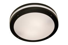 Aneta Lighting RESMO plafond ute, svart, IP44, 2x20W E27