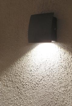 Aneta Lighting FLIP vegglampe ute, mørkgrå, 6W LED, IP54 (7392986777827)
