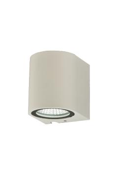 Aneta Lighting UNION vegglampe ute, ned, hvit, 3W LED, IP54 utendørs