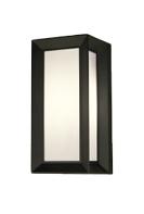 Aneta Lighting BOX vegglampe ute, mørkgrå, 40W E27, IP44