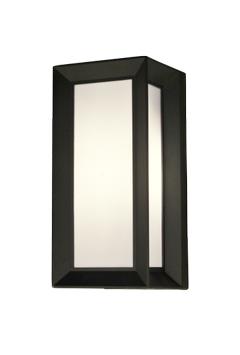 Aneta Lighting BOX vegglampe ute, mørkgrå, 40W E27, IP44 (7392986777728)