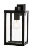 Aneta Lighting ARENDAL vegglampe liten, svart, arm, ned, utendørs IP44 (7392986772105)