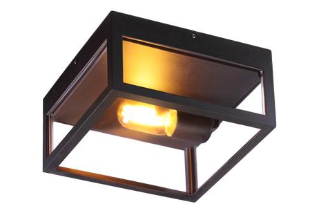 Aneta Lighting ARENDAL plafond ute, svart (7392986772082)